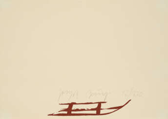 Joseph Beuys. Ohne Titel (Aus: Zeichen aus dem Braunraum)