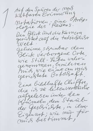 Günther Uecker. Untitled (Auf den Spuren der noch sichtbaren Erinnerung) - photo 2
