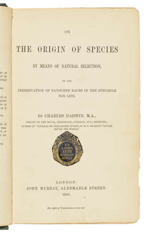 DARWIN, Charles Robert (1809-1882) - photo 2