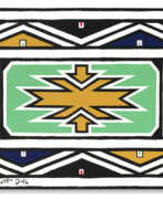 Oil on canvas. ESTHER MAHLANGU (B. 1935)