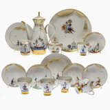 A 23-piece "1001 Nights" coffee service. Meissen, 2nd half of the 20th century, design: Ludwig Zepner 1966/67 (form number 2394), decoration: Prof. Heinz Werner (decor number 680710) - photo 1