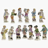 A set of twelve month-/ zodiac figures. KPM Berlin, circa 1900, Friedrich Elias Meyer, circa 1775 - photo 1