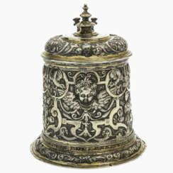 A lidded tankard. Augsburg, circa 1600