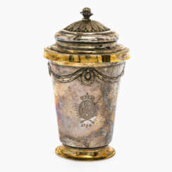 A cup with cover. Augsburg, 1793-1795, Johann Alois (alias Johann Nepomuk) Seethaler (1775-1835, master 1796)
