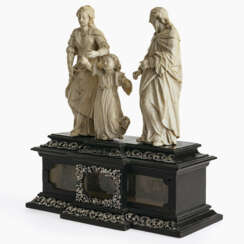 The Holy Family with Mary and Joseph, with the Child Jesus. Attributed to David Degler (circa 1605-1682), circa 1660.