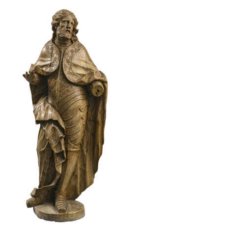 Emperor and empress (probably Henry II and Kunigunde). Bonaventura Joseph Mutschele (1728 Bamberg - 1778 Moscow), workshop of, mid 18th century. - photo 1