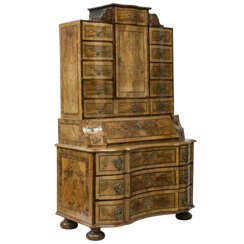A bureau cabinet. German, 18th century