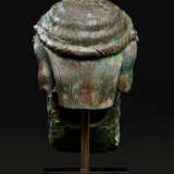 A ROMAN ARCHAISTIC BRONZE HERM HEAD OF HERMES PROPYLAIOS - Foto 4