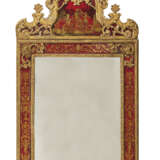 A LOUIS XIV GILTWOOD VERRE EGLOMISE MIRROR - Foto 1