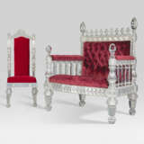 A VICTORIAN CUT-CRYSTAL THRONE CHAIR - photo 1