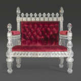 A VICTORIAN CUT-CRYSTAL THRONE CHAIR - photo 2