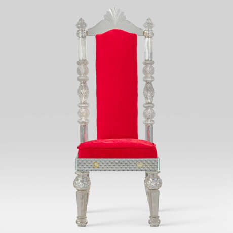 A VICTORIAN CUT-CRYSTAL THRONE CHAIR - photo 6