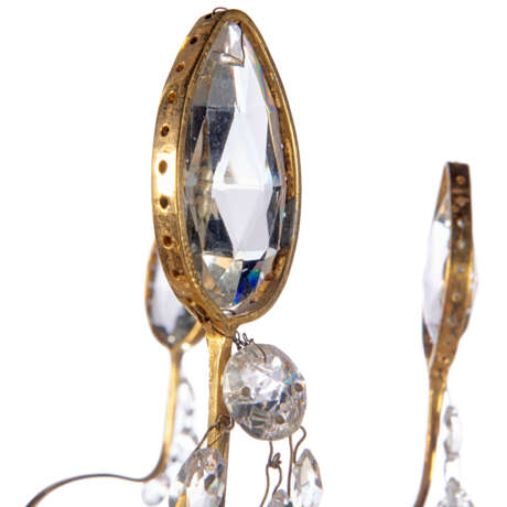 A NEOCLASSICAL ORMOLU-MOUNTED CRYSTAL AND GLASS EIGHT-BRANCH CHANDELIER - photo 6