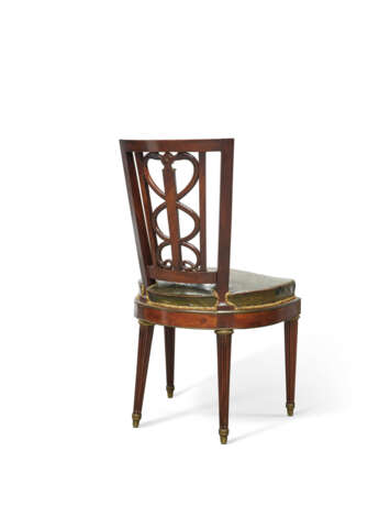 A SUITE OF LATE LOUIS XVI ORMOLU-MOUNTED MAHOGANY SEAT FURNITURE - photo 4