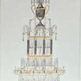A NEOCLASSICAL ORMOLU-MOUNTED CRYSTAL AND GLASS EIGHT-BRANCH CHANDELIER - photo 7