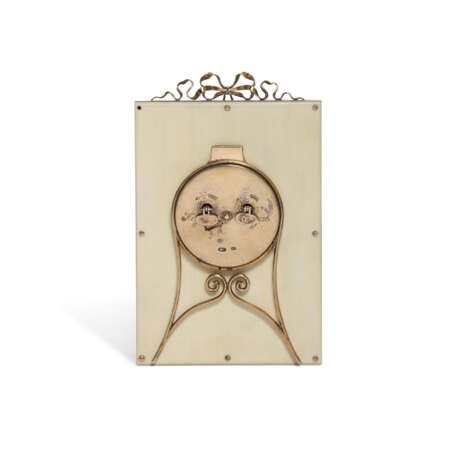 A JEWELLED GUILLOCH&#201; ENAMEL AND SILVER-GILT DESK CLOCK - photo 4