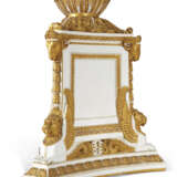 A PAIR OF LATE EMPIRE ORMOLU-MOUNTED SEVRES PORCELAIN `BLEU LAPIS` SEVEN-LIGHT CANDELABRA - фото 3