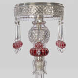 A PAIR OF VICTORIAN CUT-CRYSTAL, RUBY GLASS AND SILVERED-METAL OCCASIONAL-TABLES - Foto 2