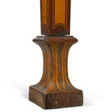 A PAIR OF GEORGE III HAREWOOD, SYCAMORE, AMARANTH, MAHOGANY AND MARQUETRY DEMI-LUNE PIER TABLES - photo 6
