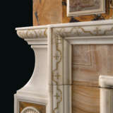 A GEORGE III STATUARY AND SIENA MARBLE AND AGATE CHIMNEYPIECE - photo 3