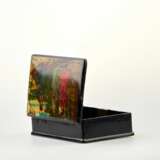 Antique Russian box Kissing Rite. Papier-Mache At the turn of 19th -20th century - photo 2