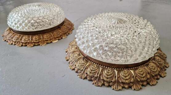 Pair of ceiling lights.Belgium.1970s Verre Design of 70’s Mid-20th century - photo 5