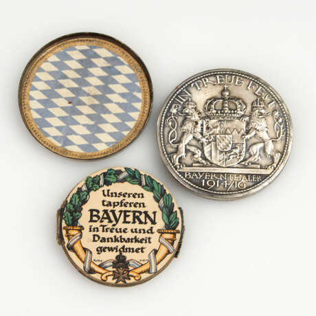 Versilberter "Bayernthaler 1814/1916". - Foto 2