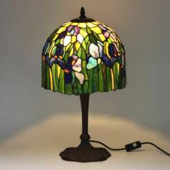 Tiffany style stained glass lamp. 20th century. 