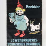 RÄDER, G.: Plakat "Bockbier Löwenbrauer - фото 1