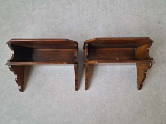 A pair of wall consoles Naturholz Design of 70’s Mid-20th century - Foto 5