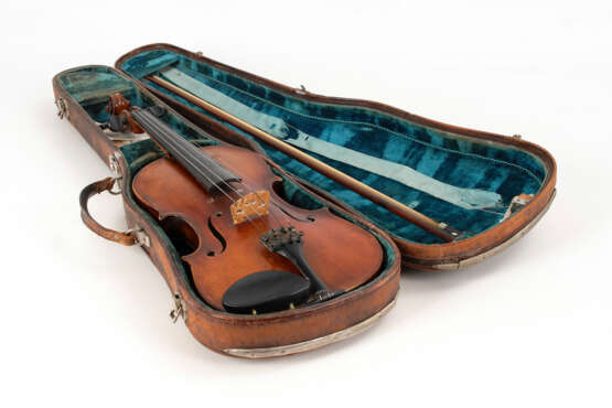4/4-Violine im Klotz-Stil mit braunem L - Foto 6