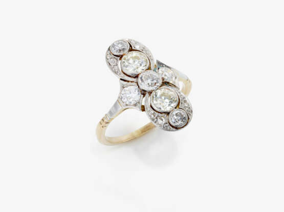A ring with old-European-cut diamonds. Germany, circa 1915 - photo 1