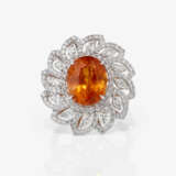 Ring mit Spessartin und Diamanten. - Foto 2