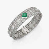 Armband mit Smaragd und Diamanten. Wohl Deutschland, um 1930 - Foto 1