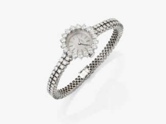 A Vintage ladies' cocktail watch decorated with brilliant-cut diamonds. OREX, 1960s - 1970s
