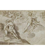 Hans Rottenhammer. Hans Rottenhammer, zugeschrieben. Venus, accompanied by cupids, approaching a satyr and nymph