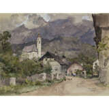 Edward Harrison Compton. View of Tarrenz with the Parish Church of Saint Ulrich - фото 1