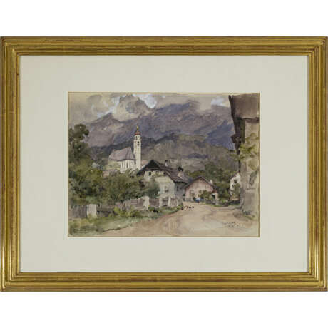 Edward Harrison Compton. View of Tarrenz with the Parish Church of Saint Ulrich - фото 2