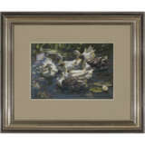 Alexander Koester. Six ducks on the water - photo 2