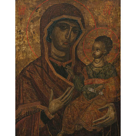 Mother of God Hodegetria of Tikhvin. Russland, 19th century - photo 1