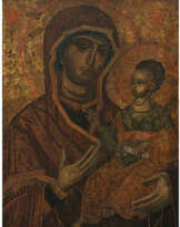 Gottesmutter Hodegetria von Tichwin. Russland, 19. Jh.