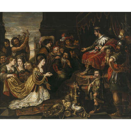 Peter van Lint, Umkreis. Solomon and the Queen of Sheba - photo 1