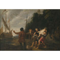 Flämisch (Simon de Vos, 1603 Antwerpen - 1676, ebd., ?) 17th century. The abduction of the Bacchus boy to the Sea