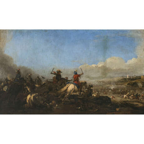Jacques Courtois, zugeschrieben Le Bourguignon. Battle scene - photo 1