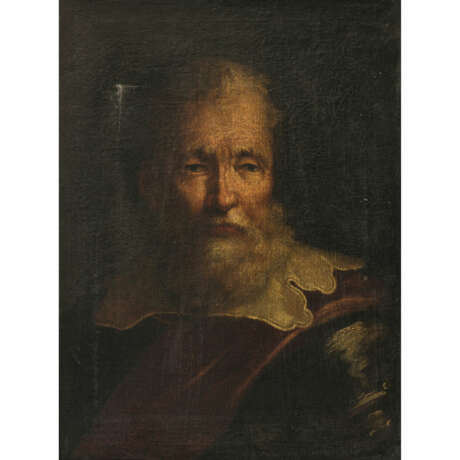 Spanien (Francisco Pacheco, 1564 Sanlúcar de Barrameda - 1644 Sevilla, ?) 17th century. Portrait of a bearded man in armour - photo 1