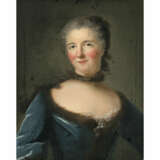 Deutsch (?) 18th century. Portrait of a lady in a blue dress - photo 1