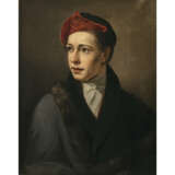 Deutsch (?) Late 18th century. Portrait of a gentleman with a red cap - photo 1