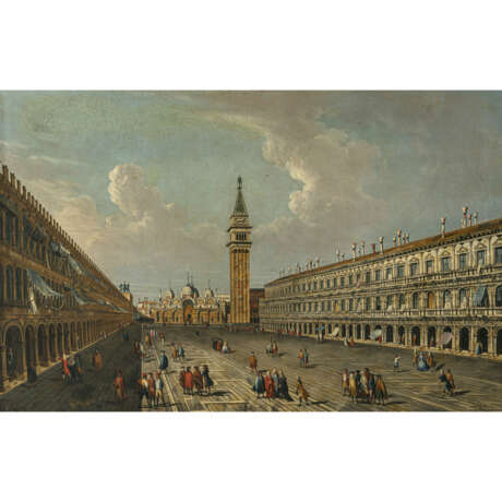 Italien (Michele Marieschi, 1710 Venedig - 1744 ebenda, Nachfolge) 18th century. Venice - Piazza San Marco - photo 1