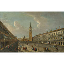 Italien (Michele Marieschi, 1710 Venedig - 1744 ebenda, Nachfolge) 18th century. Venice - Piazza San Marco