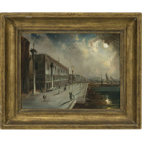 Deutsch 19th century. Venice - Riva degli Schiavoni at full moon - photo 2